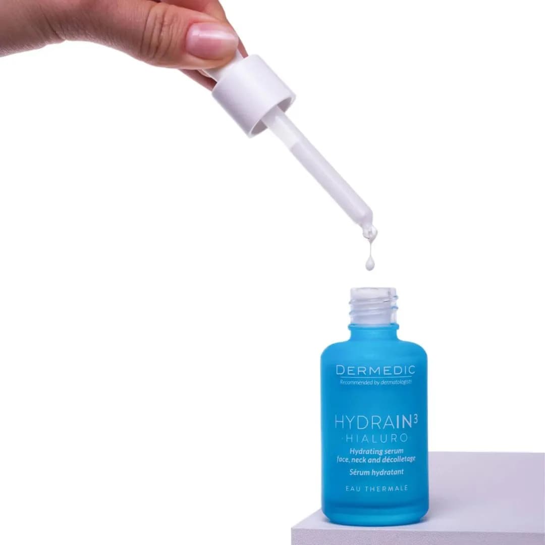 DERMEDİC HYDRAIN3 HIALURO NEMLENDİRİCİ YÜZ,BOYUN VE DEKOLTE SERUMU 30 ML 