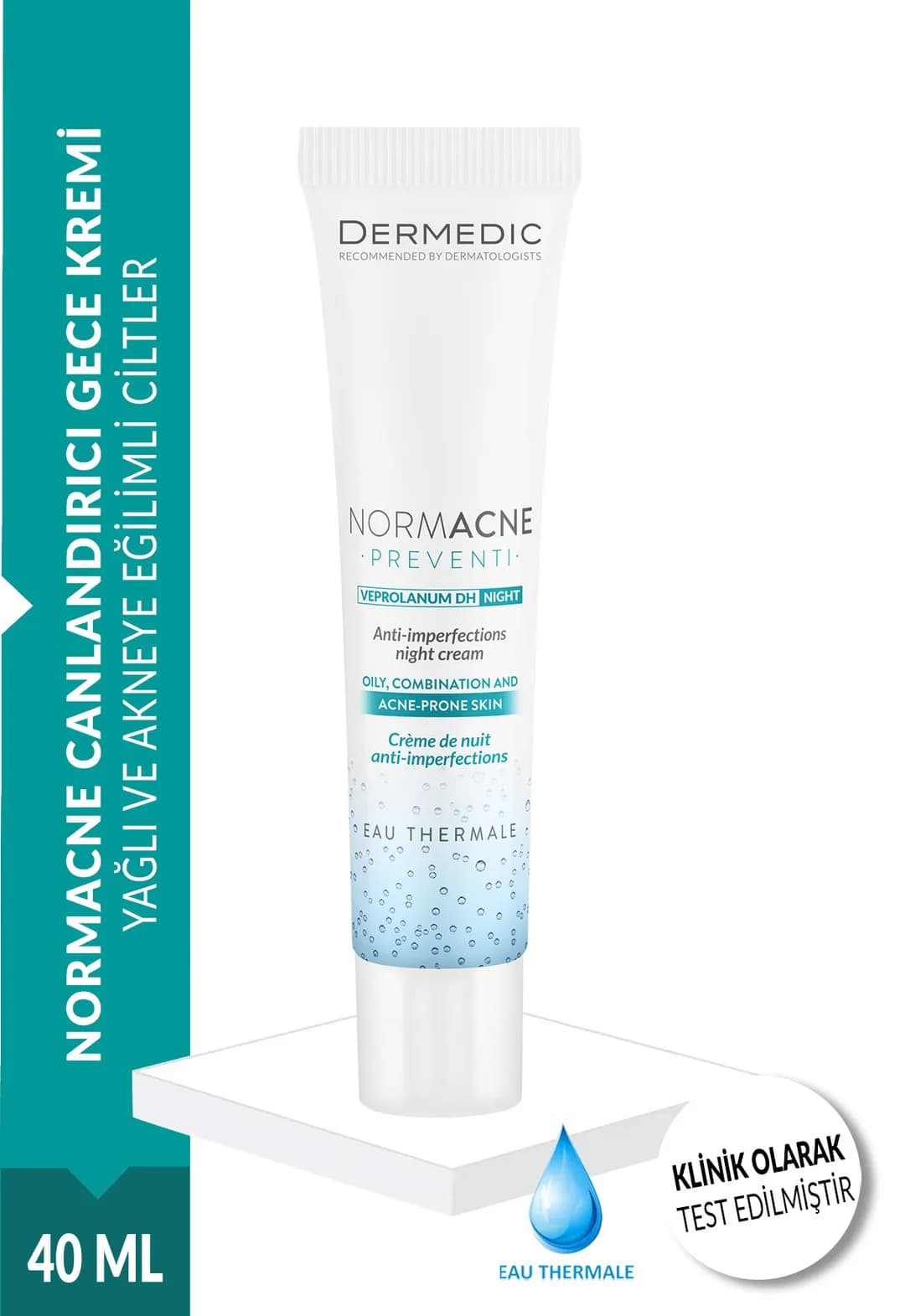DERMEDİC NORMACNE CANLANDIRICI GECE KREMİ 40 ML 