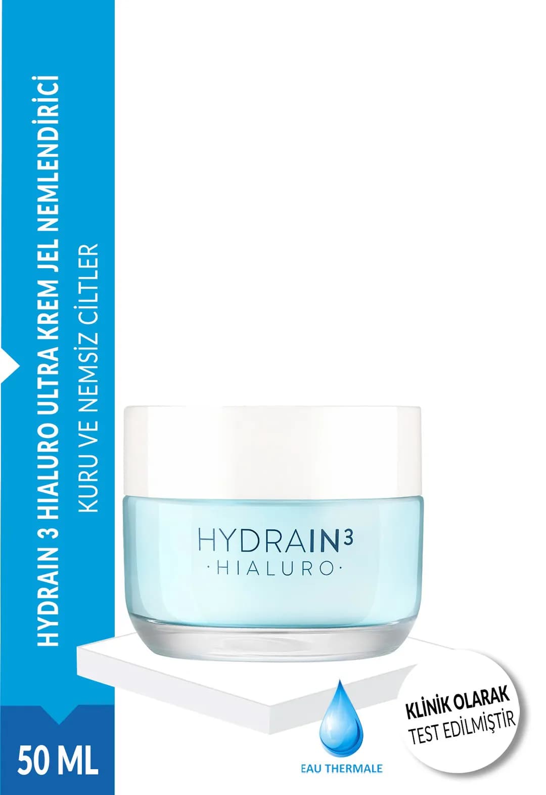 DERMEDİC HYDRAIN3 HIALURO ULTRA NEMLENDİRİCİ KREM JEL 50 ML 