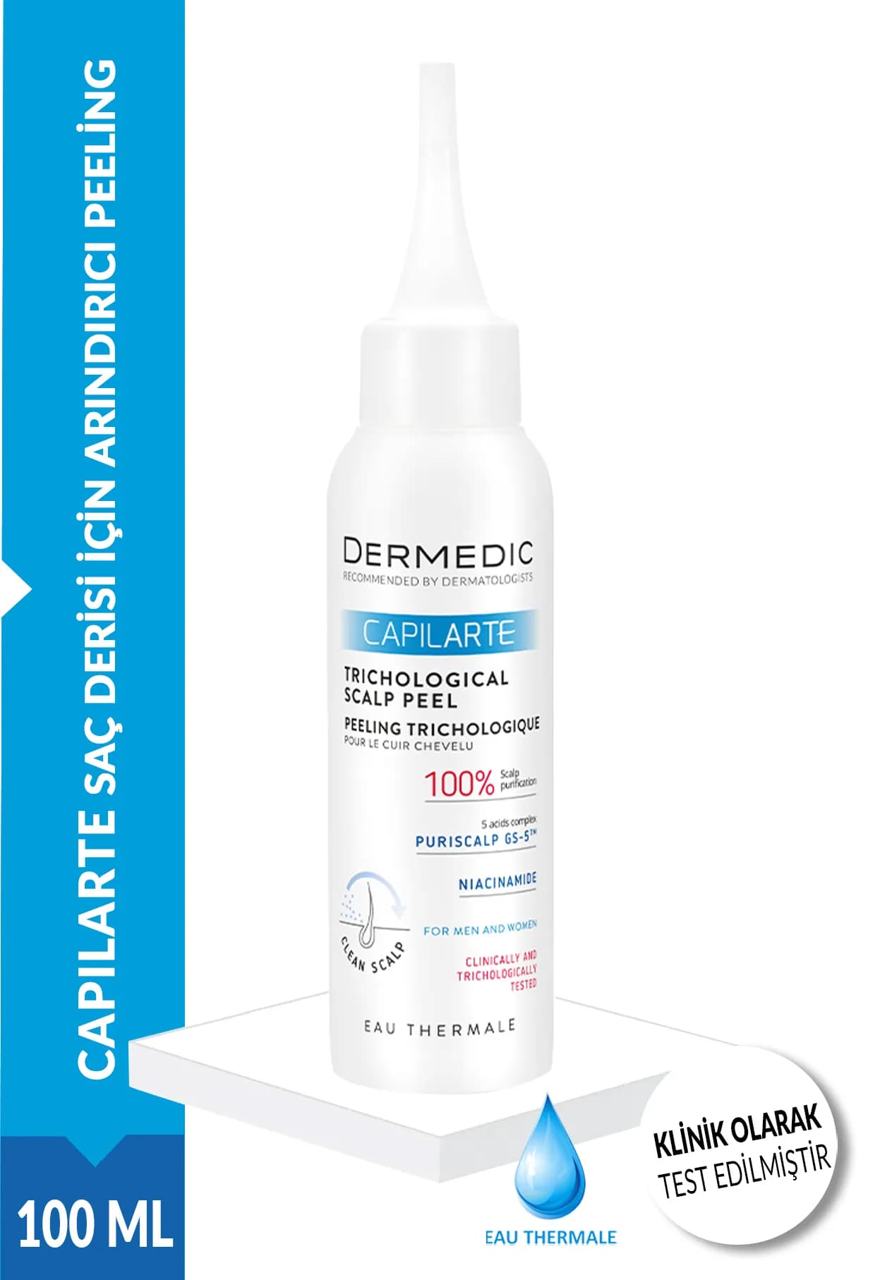 CAPILARTE SAÇ DERİSİ İÇİN ARINDIRICI PEELİNG 100 ML
