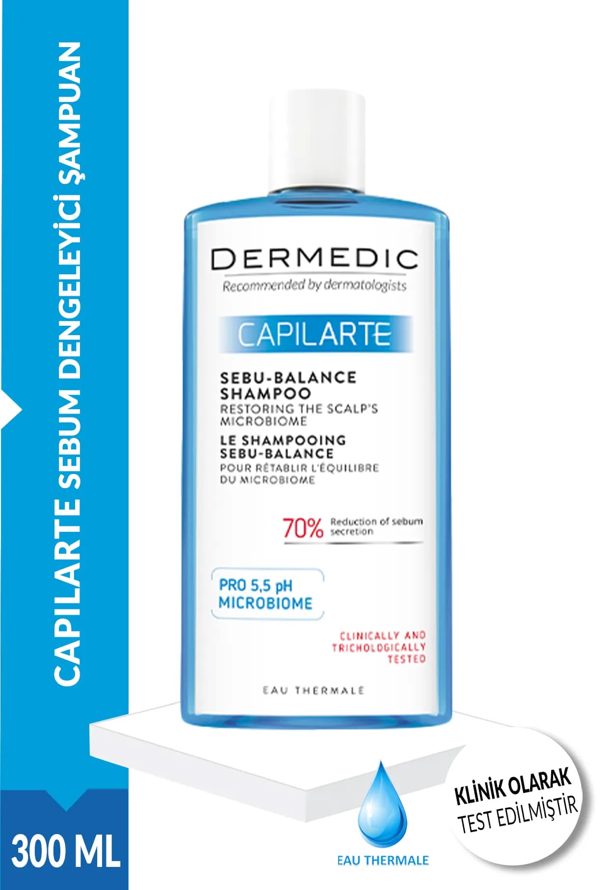 CAPILARTE SEBUM DENGELEYİCİ ŞAMPUAN 300 ML