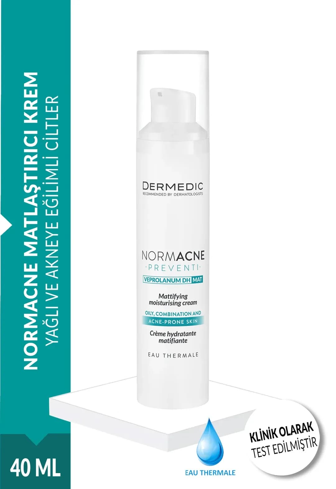 DERMEDİC NORMACNE MATLAŞTIRICI NEMLENDİRİCİ KREM 40 ML
