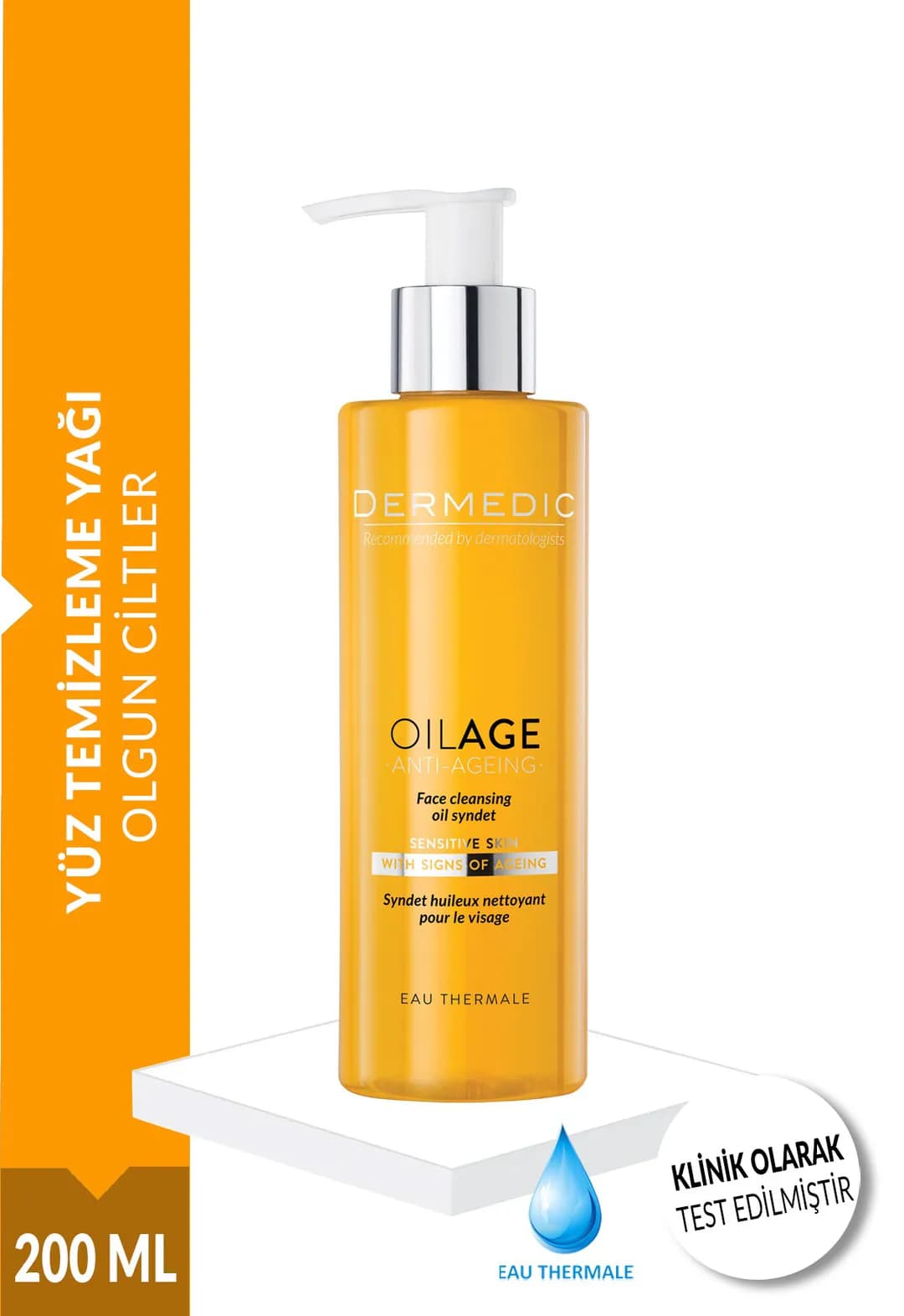 DERMEDİC OILAGE YÜZ TEMİZLEME YAĞI 200 ML 