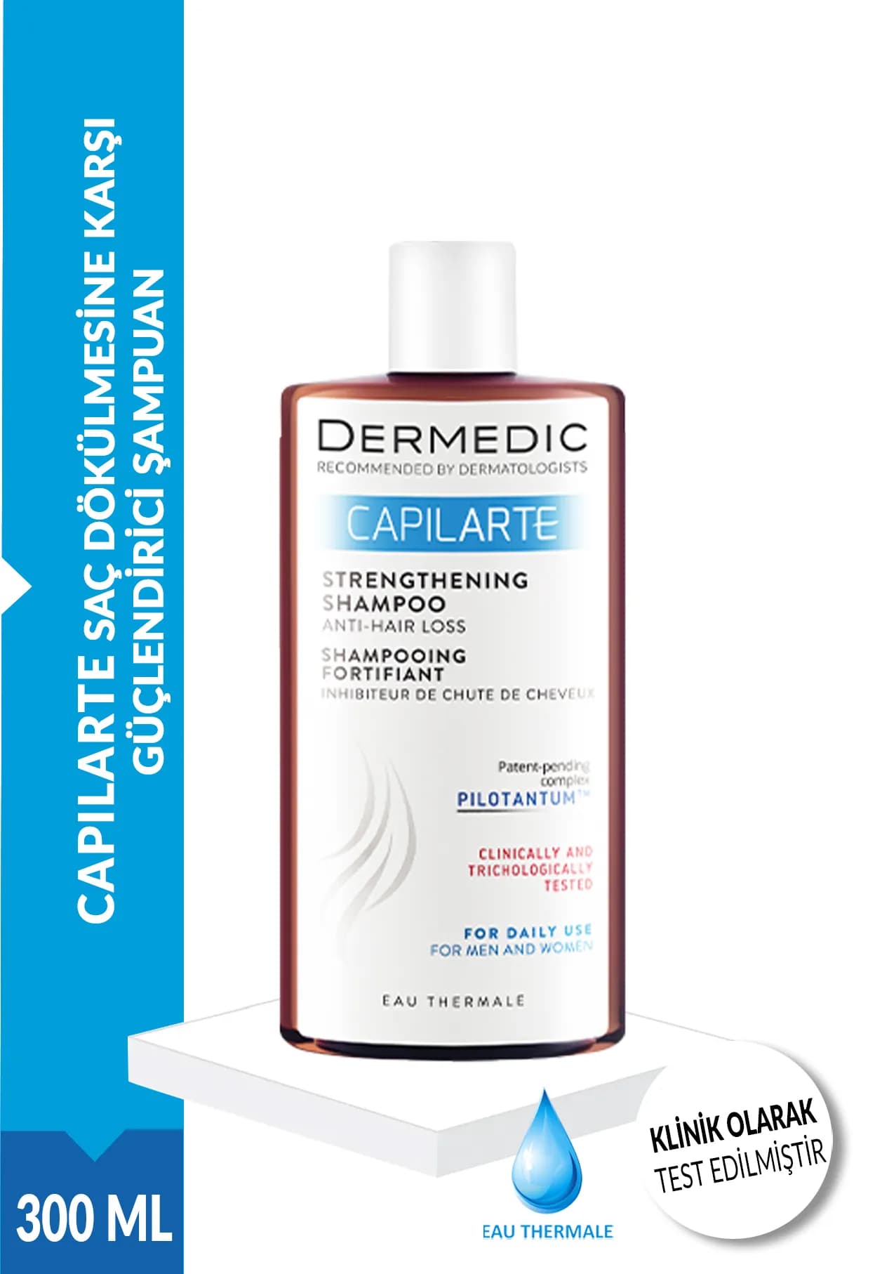 CAPILARTE SAÇ DÖKÜLMESİNE KARŞI GÜÇLENDİRİCİ ŞAMPUAN 300 ML