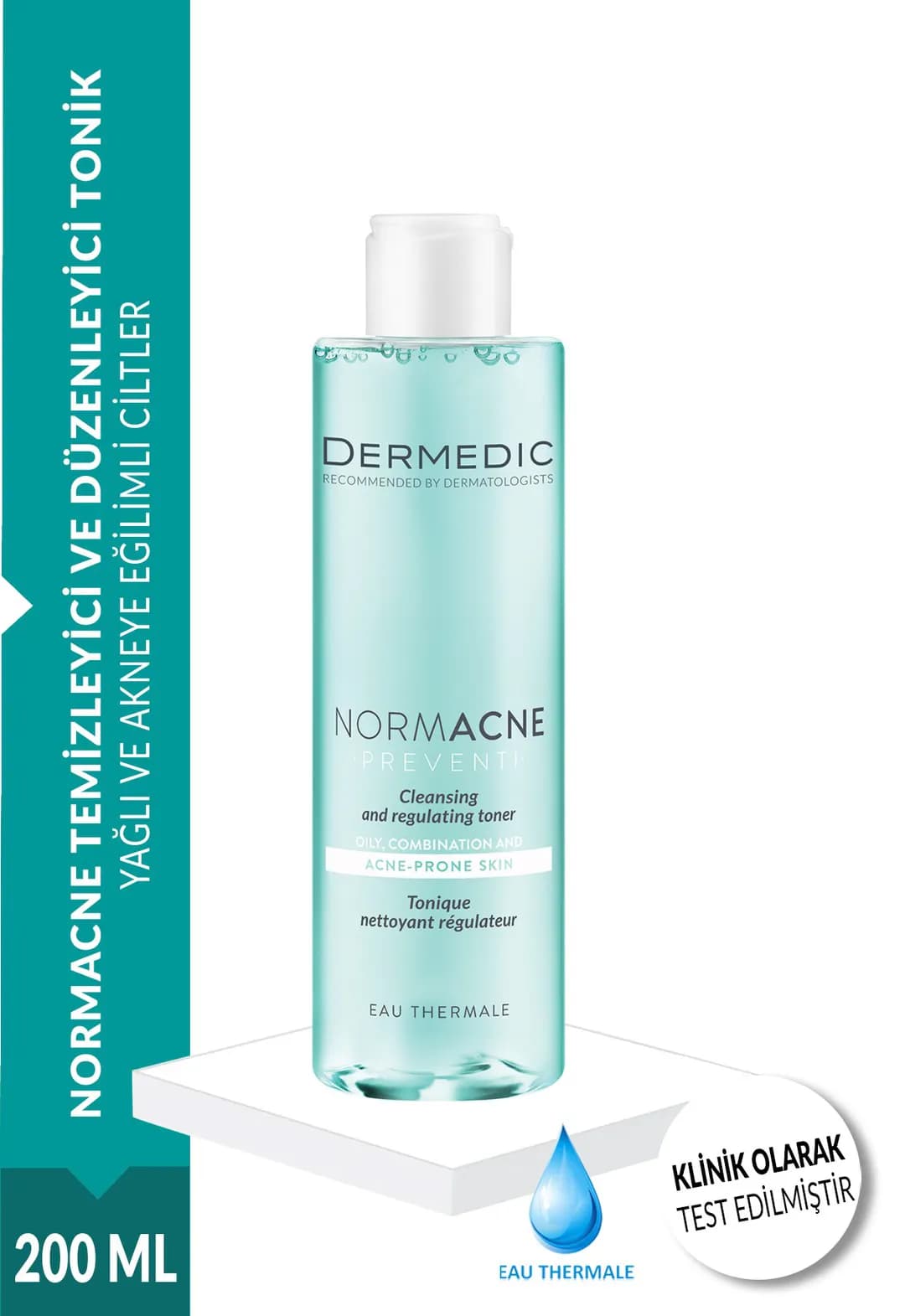 DERMEDİC NORMACNE TEMİZLEYİCİ VE DÜZENLEYİCİ TONİK 200 ML 