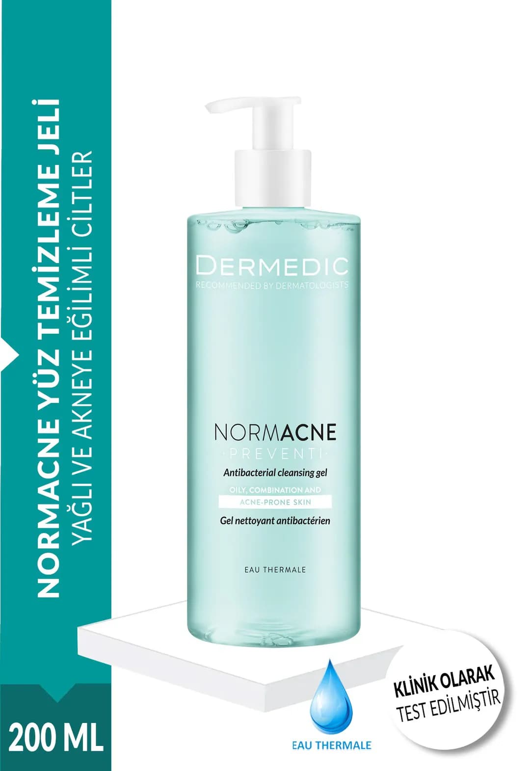 DERMEDİC NORMACNE YÜZ TEMİZLEME JELİ 200 ML